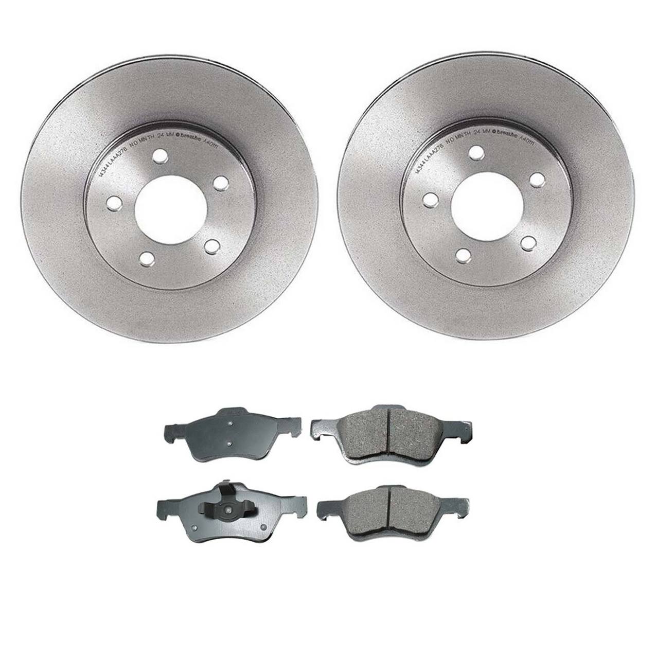 Ford Mazda Mercury Disc Brake Pad and Rotor Kit – Front (303mm